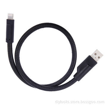 8 Pins to USB2.0 - Charging Flexible Cable for iPhone 5